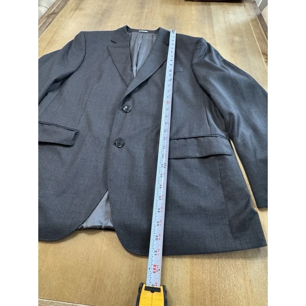 Peter millar Sport Coat Blazer 44 R Gray Wool‎